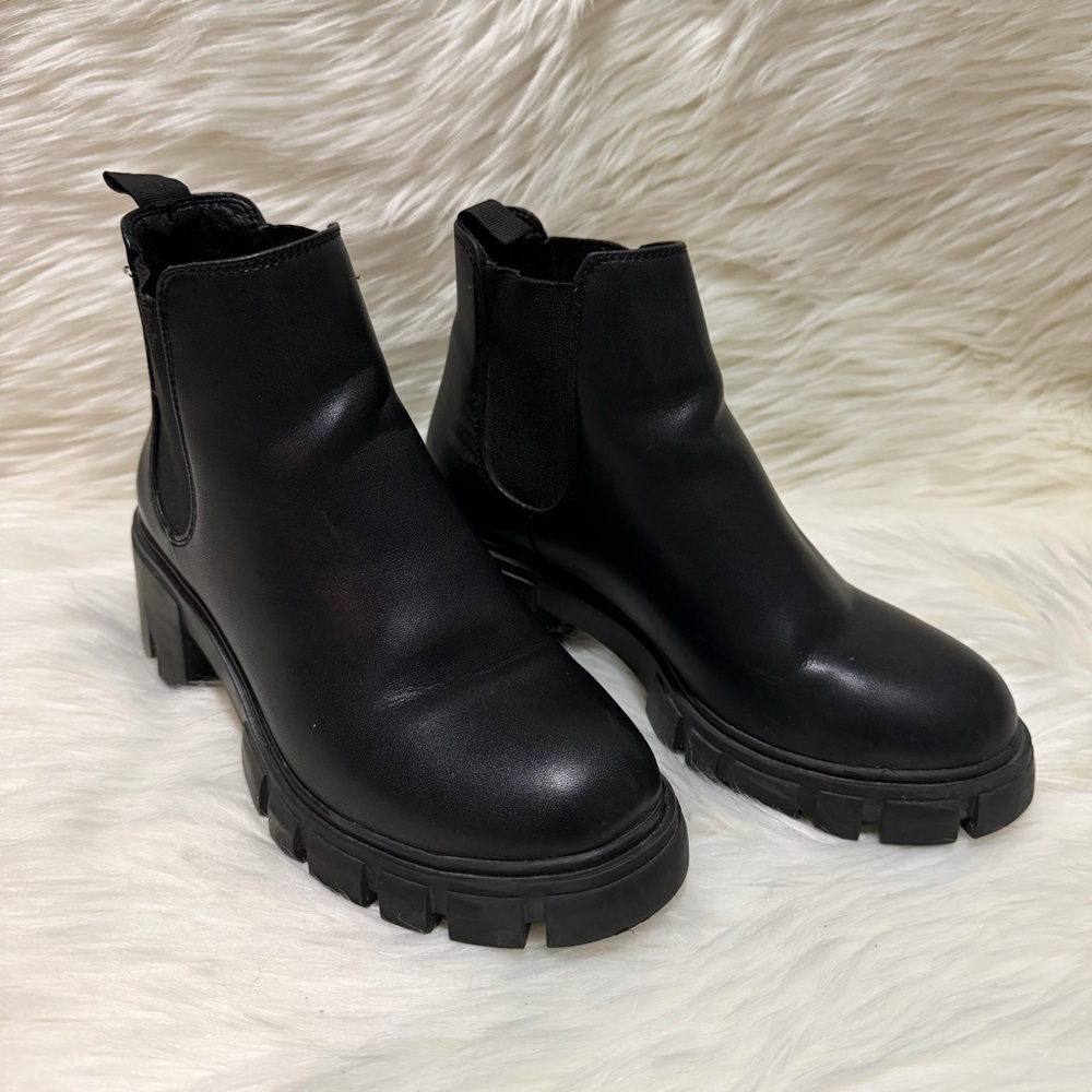 Steve Madden Black Ankle Boots